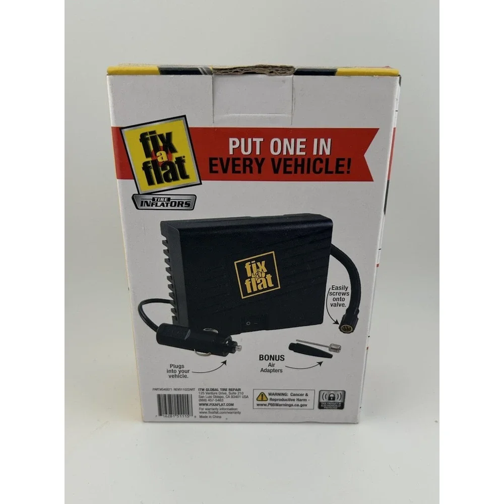 Fix-a-Flat‎ S40071 Tire Inflator Compact 12v easy to use